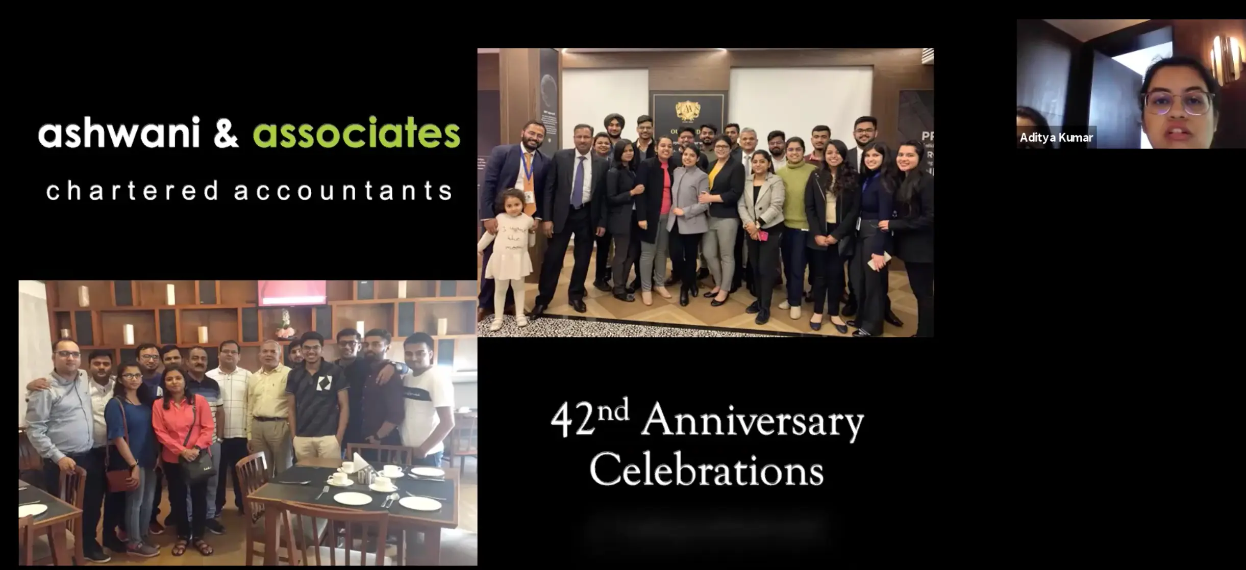 Ashwani & Associates : 42nd Anniversary – Virtual Celebration